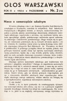 Głos Warszawski. R. 9, 1935, nr 2