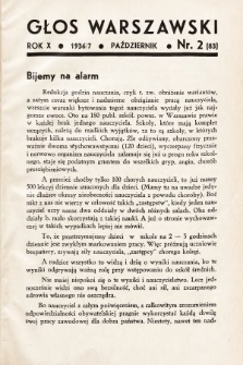 Głos Warszawski. R. 10, 1936, nr 2