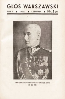 Głos Warszawski. R. 10, 1936, nr 3