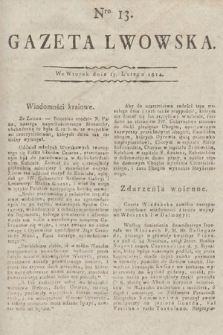 Gazeta Lwowska. 1814, nr 13