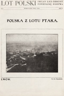 Lot Polski : organ Ligi Obrony Powietrznej Państwa. R. 2, 1924, nr 8