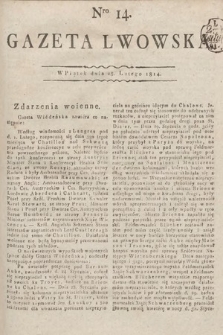 Gazeta Lwowska. 1814, nr 14