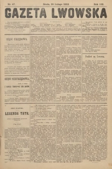 Gazeta Lwowska. 1912, nr 47