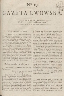 Gazeta Lwowska. 1814, nr 19
