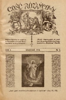 Gość Różańcowy. 1934, nr 4