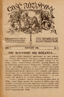 Gość Różańcowy. 1934, nr 9