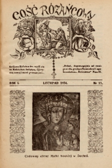 Gość Różańcowy. 1934, nr 11