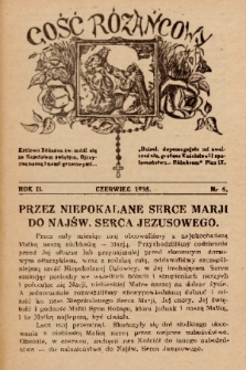 Gość Różańcowy. 1935, nr 6