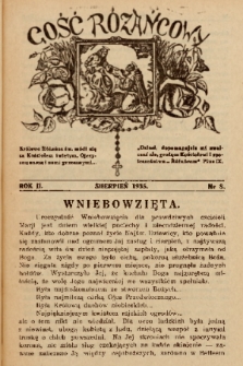 Gość Różańcowy. 1935, nr 8