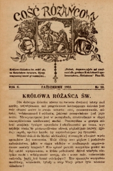 Gość Różańcowy. 1935, nr 10