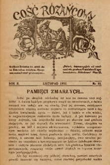 Gość Różańcowy. 1935, nr 11