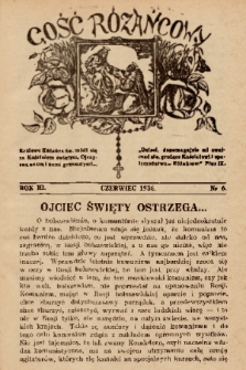 Gość Różańcowy. 1936, nr 6