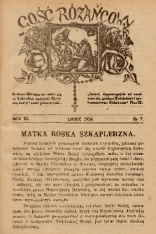 Gość Różańcowy. 1936, nr 7