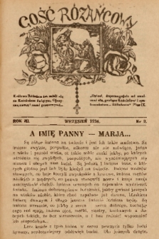 Gość Różańcowy. 1936, nr 9