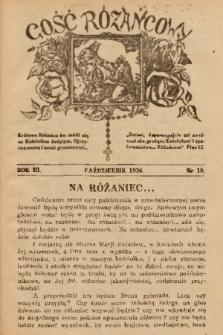 Gość Różańcowy. 1936, nr 10