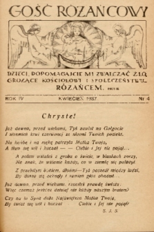 Gość Różańcowy. 1937, nr 4