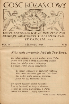 Gość Różańcowy. 1937, nr 6