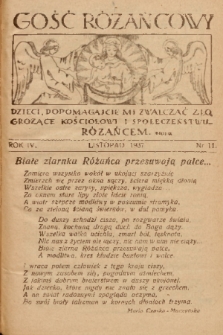 Gość Różańcowy. 1937, nr 11