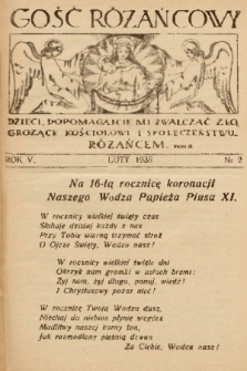 Gość Różańcowy. 1938, nr 2
