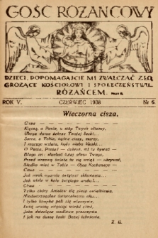 Gość Różańcowy. 1938, nr 6