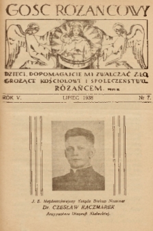 Gość Różańcowy. 1938, nr 7