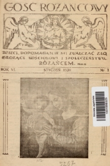 Gość Różańcowy. 1939, nr 1