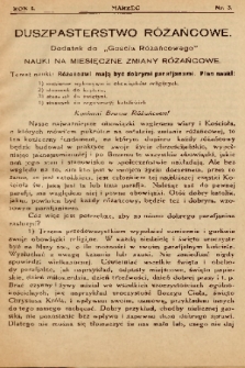 Duszpasterstwo Różańcowe : dodatek do „Gościa Różańcowego” : nauki na miesięczne zmiany różańcowe. 1934, nr 3