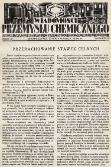 Wiadomości Przemysłu Chemicznego : organ Związku Przemysłu Chemicznego Rzeczypospolitej Polskiej. R. 3, 1928, nr 5