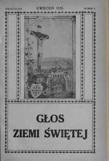 Głos Ziemi Świętej. 1935, nr 2