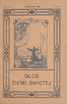 Głos Ziemi Świętej. 1939, nr 2