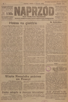 Naprzód : organ Polskiej Partyi Socyalistycznej. 1921, nr 1