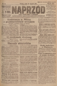 Naprzód : organ Polskiej Partyi Socyalistycznej. 1921, nr 14