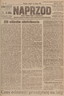 Naprzód : organ Polskiej Partyi Socyalistycznej. 1921, nr 28