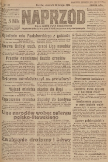 Naprzód : organ Polskiej Partyi Socyalistycznej. 1921, nr 35