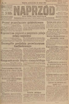 Naprzód : organ Polskiej Partyi Socyalistycznej. 1921, nr 36
