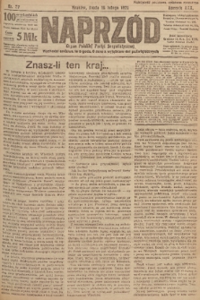 Naprzód : organ Polskiej Partyi Socyalistycznej. 1921, nr 37