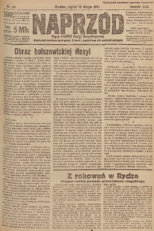 Naprzód : organ Polskiej Partyi Socyalistycznej. 1921, nr 39