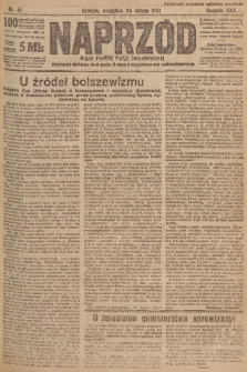 Naprzód : organ Polskiej Partyi Socyalistycznej. 1921, nr 41