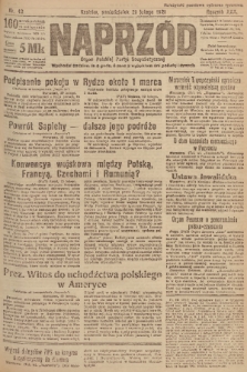 Naprzód : organ Polskiej Partyi Socyalistycznej. 1921, nr 42