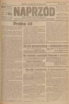 Naprzód : organ Polskiej Partyi Socyalistycznej. 1921, nr 48 [nakład skonfiskowany]