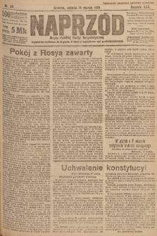 Naprzód : organ Polskiej Partyi Socyalistycznej. 1921, nr 63