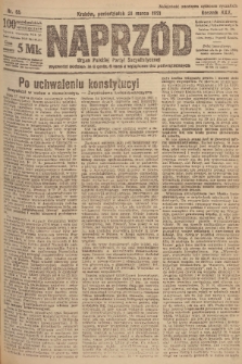 Naprzód : organ Polskiej Partyi Socyalistycznej. 1921, nr 65