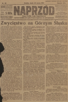 Naprzód : organ Polskiej Partyi Socyalistycznej. 1921, nr 66