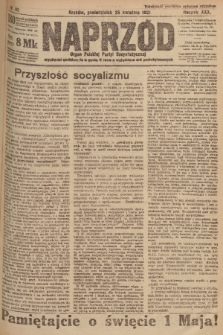 Naprzód : organ Polskiej Partyi Socyalistycznej. 1921, nr 92