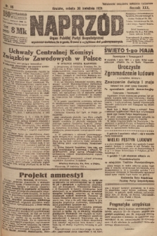 Naprzód : organ Polskiej Partyi Socyalistycznej. 1921, nr 96