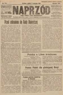 Naprzód : organ Polskiej Partyi Socyalistycznej. 1921, nr 174