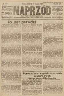 Naprzód : organ Polskiej Partyi Socyalistycznej. 1921, nr 182