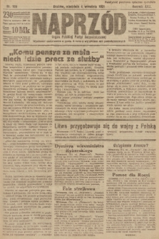 Naprzód : organ Polskiej Partyi Socyalistycznej. 1921, nr 199