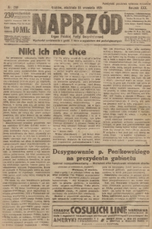 Naprzód : organ Polskiej Partyi Socyalistycznej. 1921, nr 210