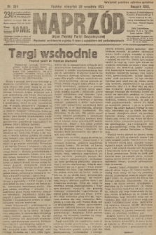 Naprzód : organ Polskiej Partyi Socyalistycznej. 1921, nr 219